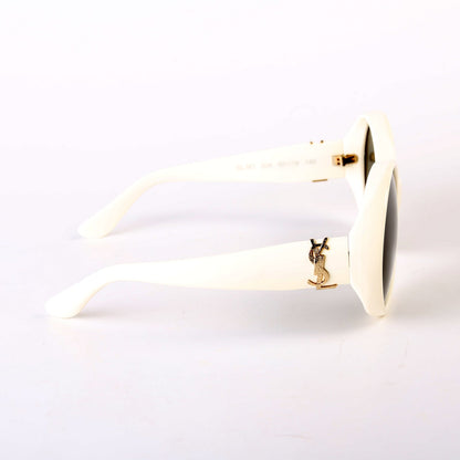 SL M1 Round Sunglasses White