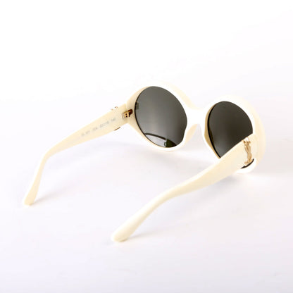 SL M1 Round Sunglasses White