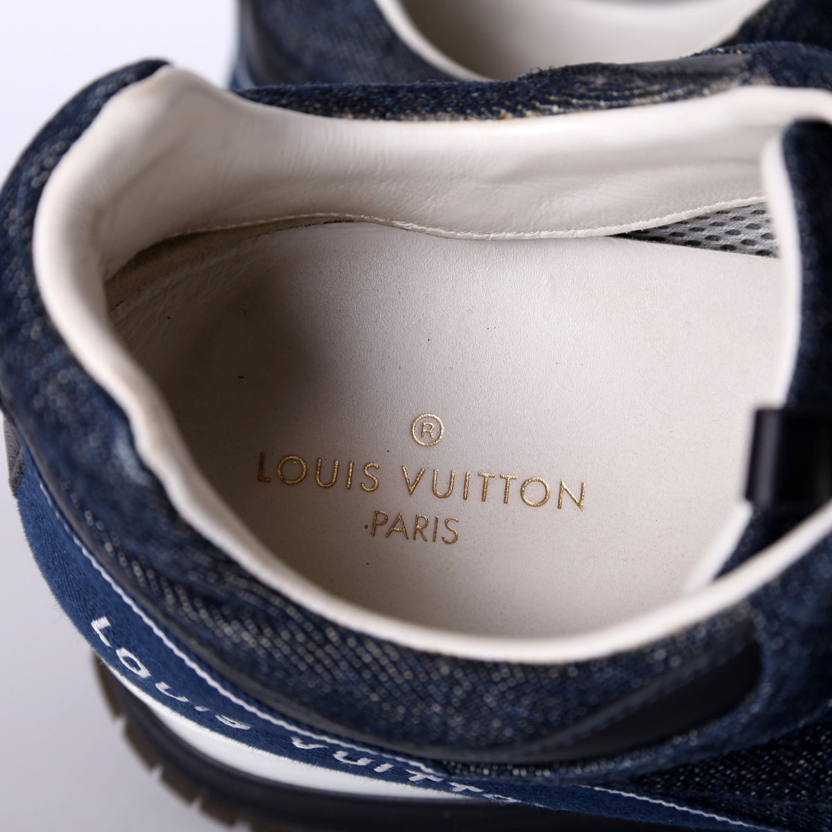 Denim Run Away Sneakers Size 38