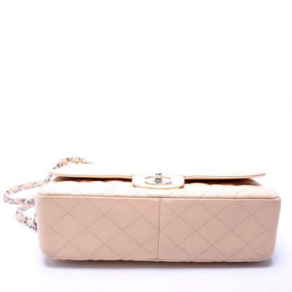 Classic Flap Jumbo Caviar 10-13M Nude