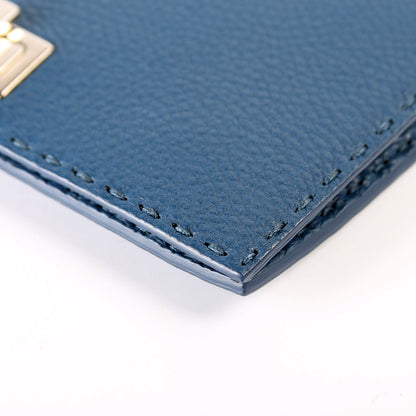 8M0318 Selleria Mini Peekaboo Clutch Blue
