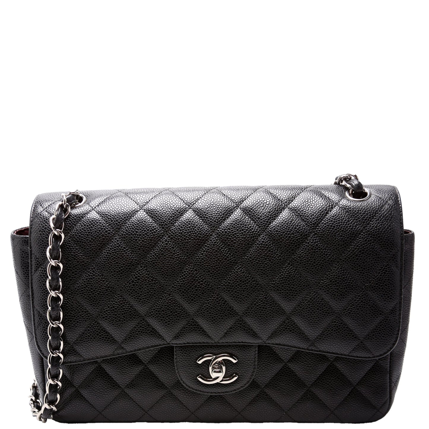 Classic Flap Jumbo Caviar 17-20M Black