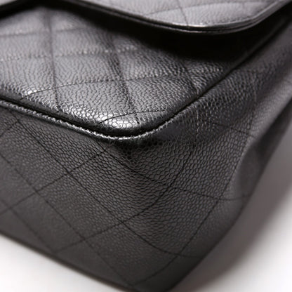 Classic Flap Jumbo Caviar 17-20M Black