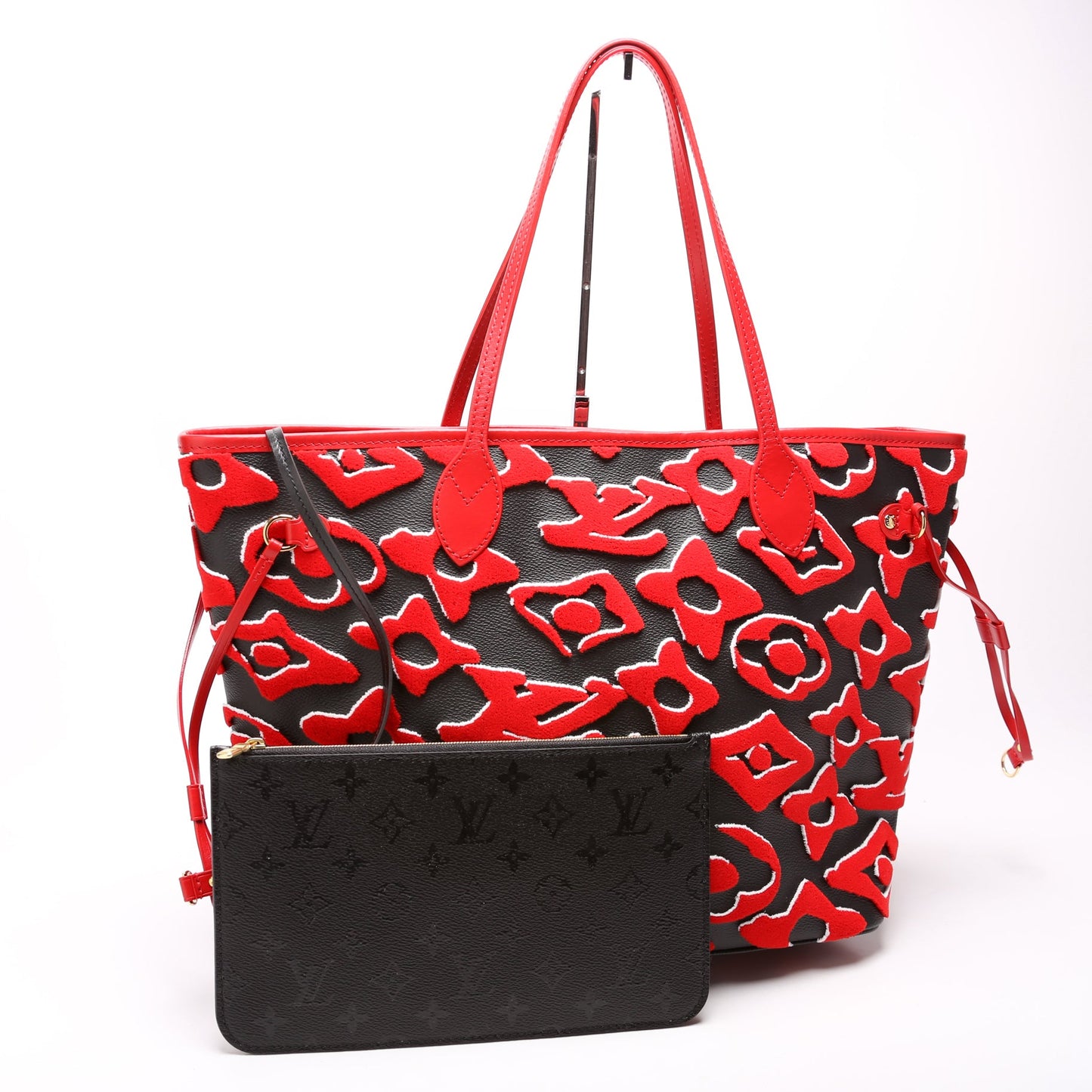 LV Urs Fischer Neverfull MM with Wallet Tufted Monogram