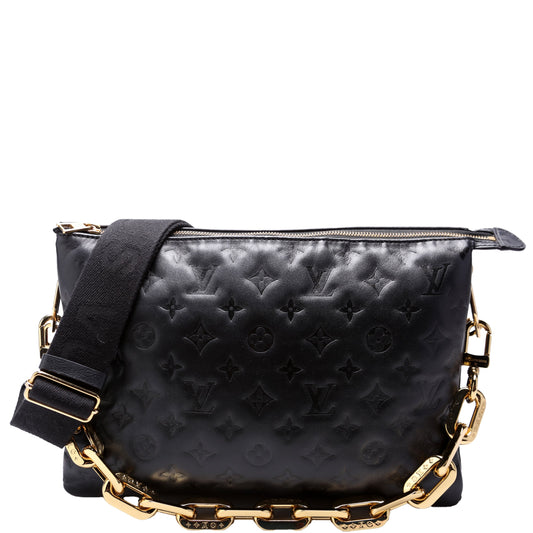Coussin MM Lambskin Black