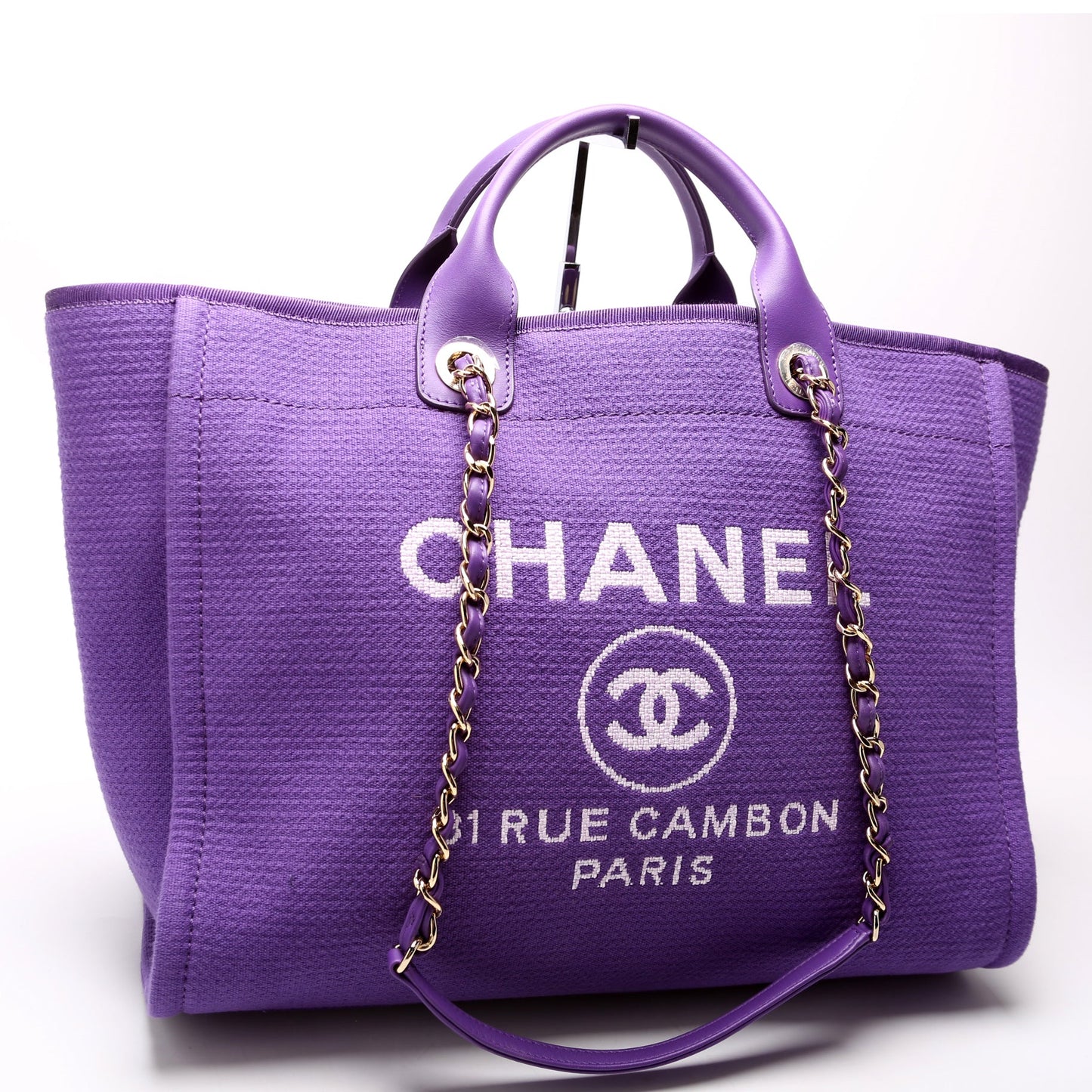 Deauville Canvas Tote Large Purple