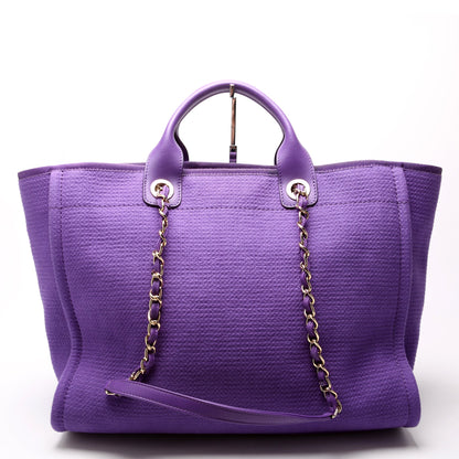 Deauville Canvas Tote Large Purple