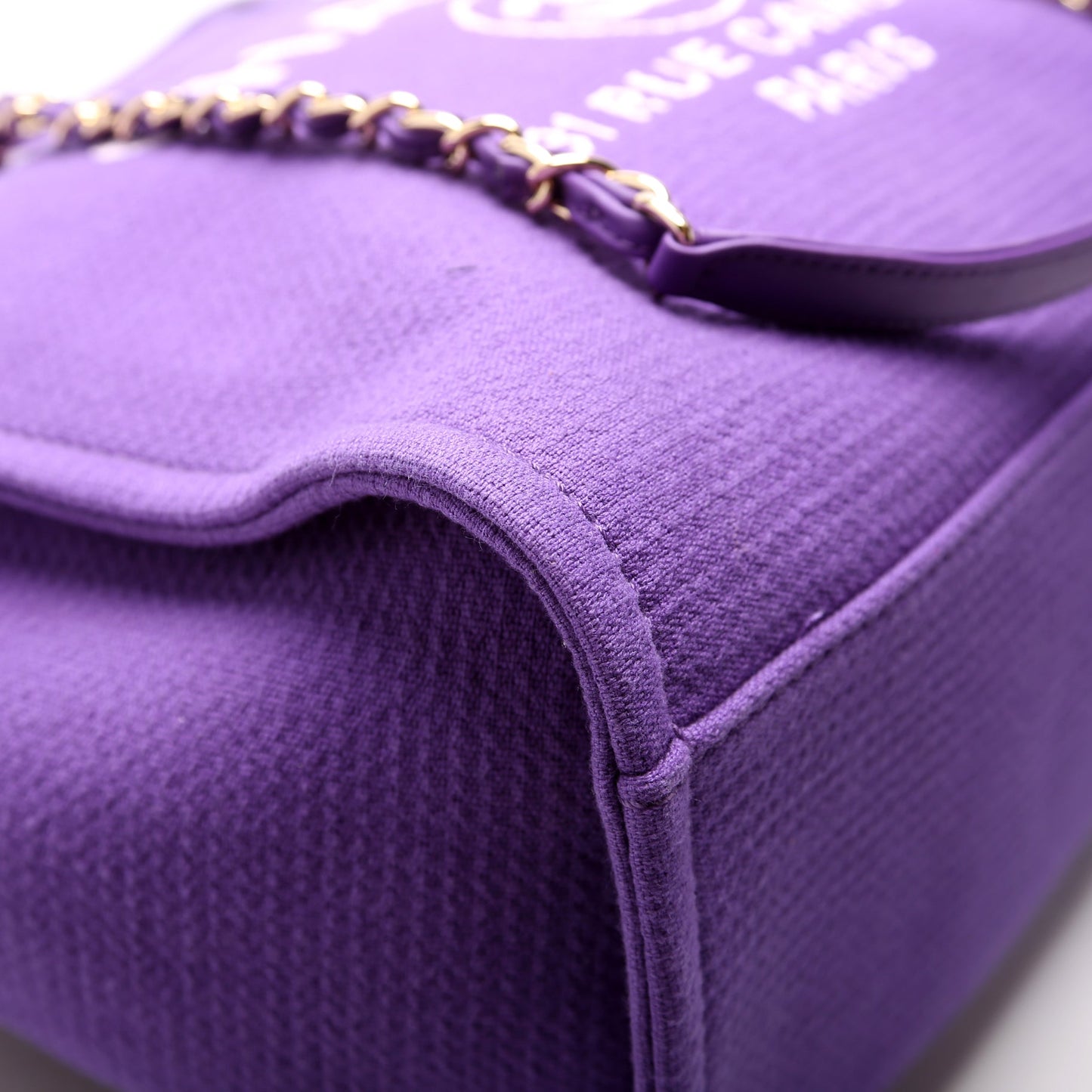 Deauville Canvas Tote Large Purple