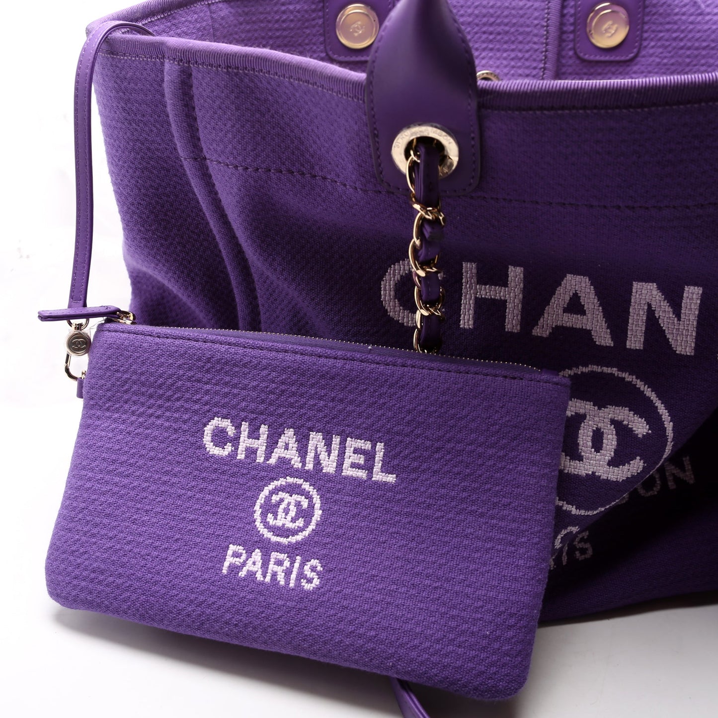 Deauville Canvas Tote Large Purple