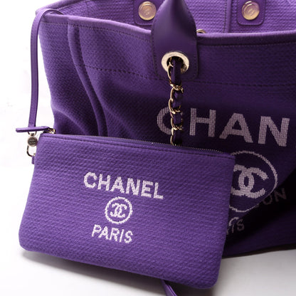 Deauville Canvas Tote Large Purple
