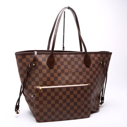 Neverfull W/Wallet MM Damier Ebene Pink