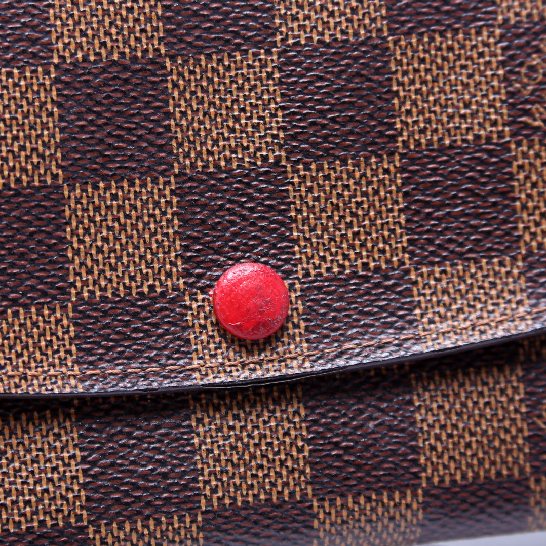 Louis-Vuitton Emilie Wallet Damier Ebene