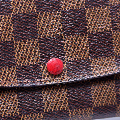 Louis-Vuitton Emilie Wallet Damier Ebene
