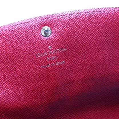 Louis-Vuitton Emilie Wallet Damier Ebene