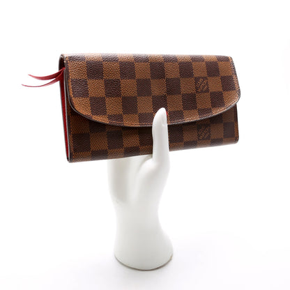 Louis-Vuitton Emilie Wallet Damier Ebene