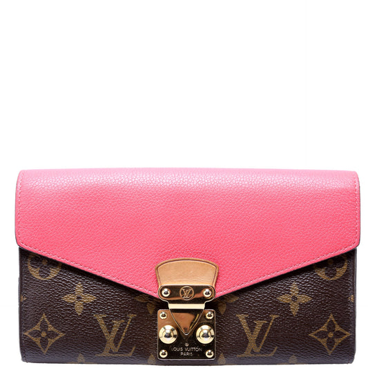 Pallas Wallet Monogram Long Pink