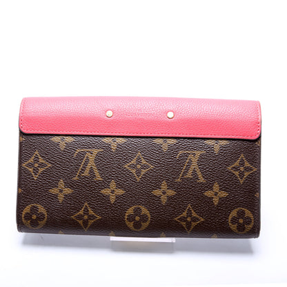 Pallas Wallet Monogram Long Pink