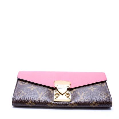Pallas Wallet Monogram Long Pink