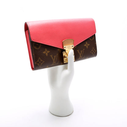 Pallas Wallet Monogram Long Pink