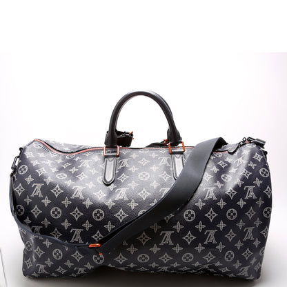 Keepall 50 Bandouliere Upside Down Monogram Navy
