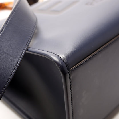 Sunshine Shopper Medium Leather Navy