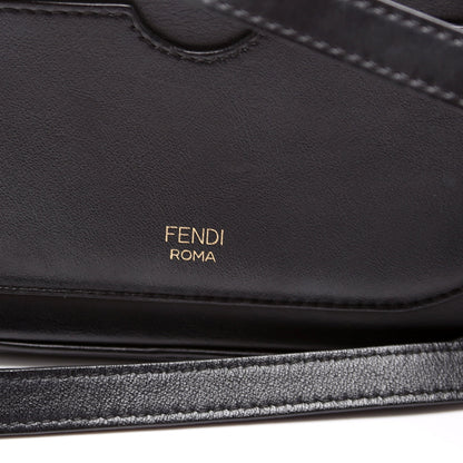 Vitello Grace Leather O'Lock Mini Camera Case Black