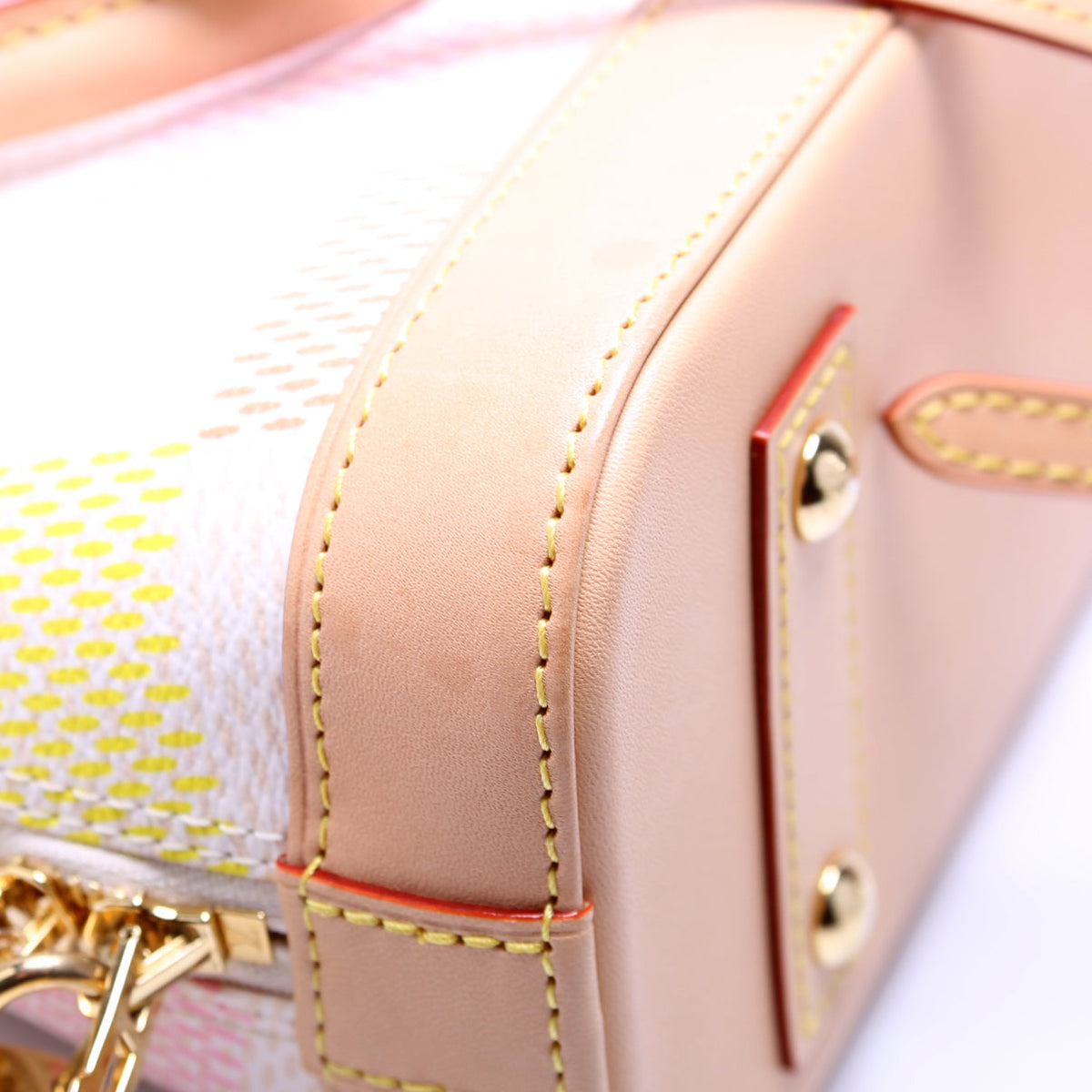 Alma BB Giant Damier Peach