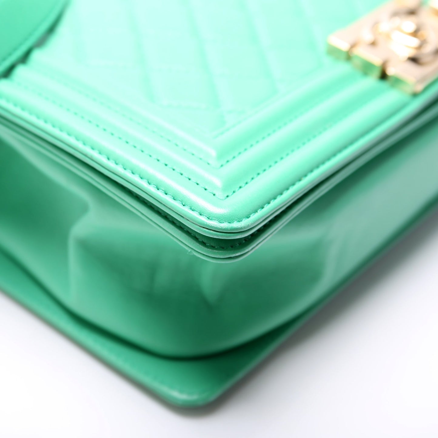 Boy Flap Medium Old Lambskin 21-25M Green