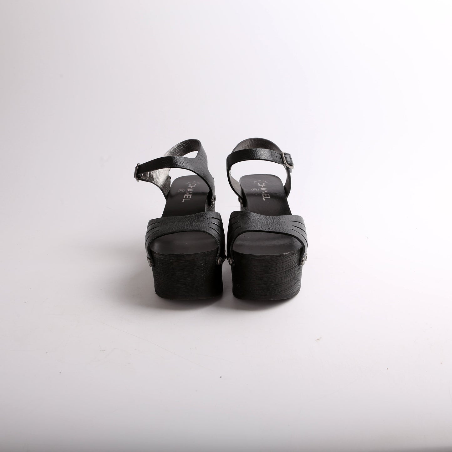 Goatskin Sandal Wedges Size 39