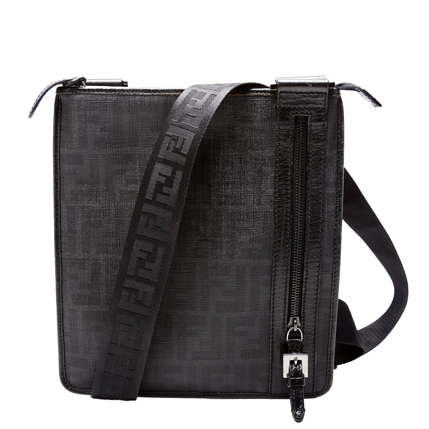 7VA204 Zucca Coated Canvas Flat Messenger