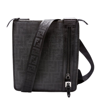 7VA204 Zucca Coated Canvas Flat Messenger