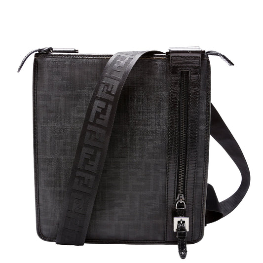 7VA204 Zucca Coated Canvas Flat Messenger