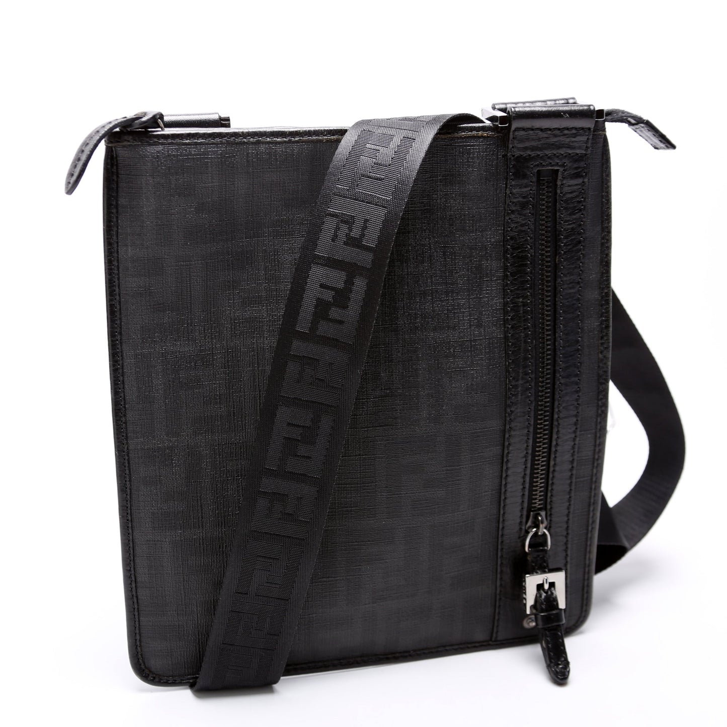 7VA204 Zucca Coated Canvas Flat Messenger