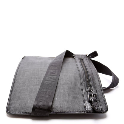 7VA204 Zucca Coated Canvas Flat Messenger