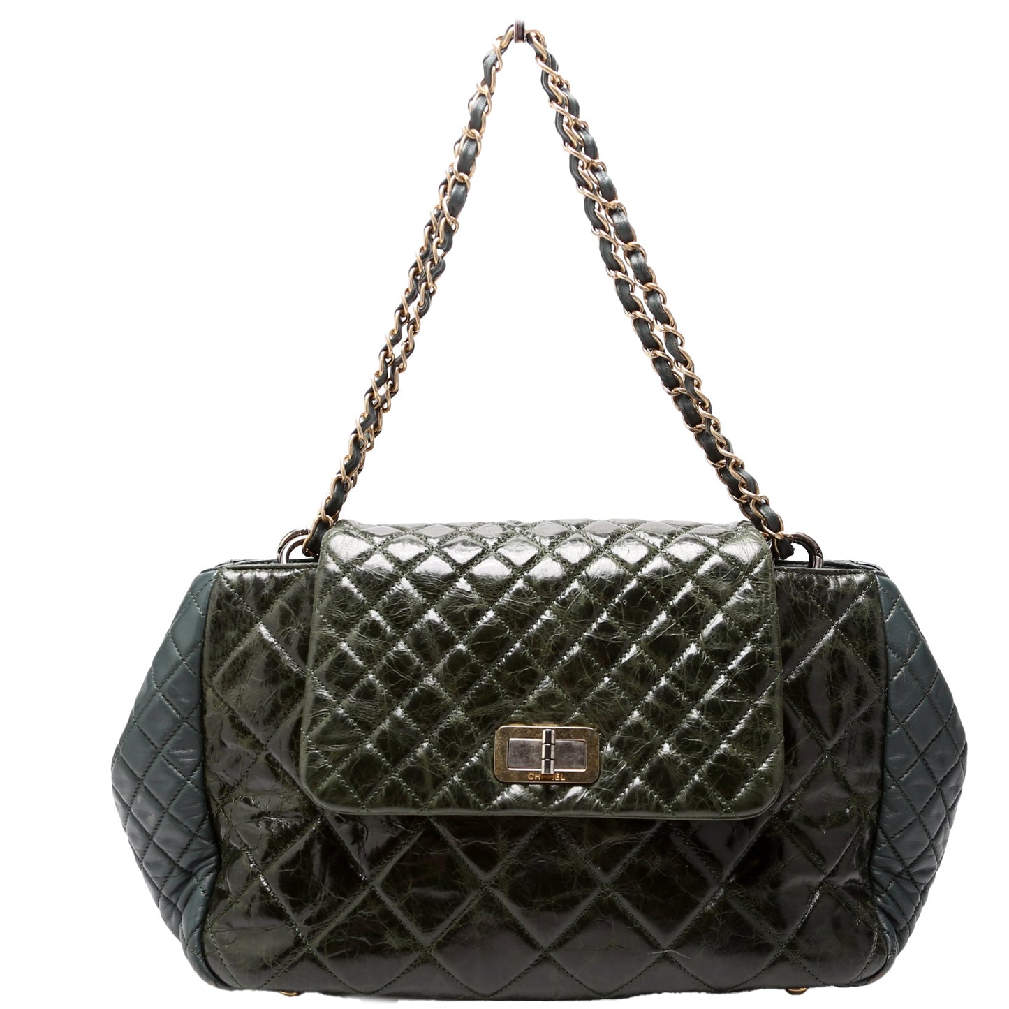 Reissue Accordion Flap Bag Quilted Aged Calfskin/Lambskin 15M