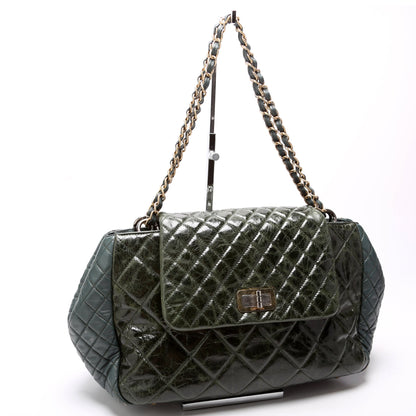 Reissue Accordion Flap Bag Quilted Aged Calfskin/Lambskin 15M