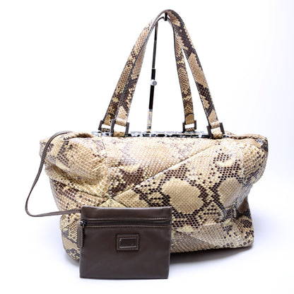Python Satchel Snakeskin