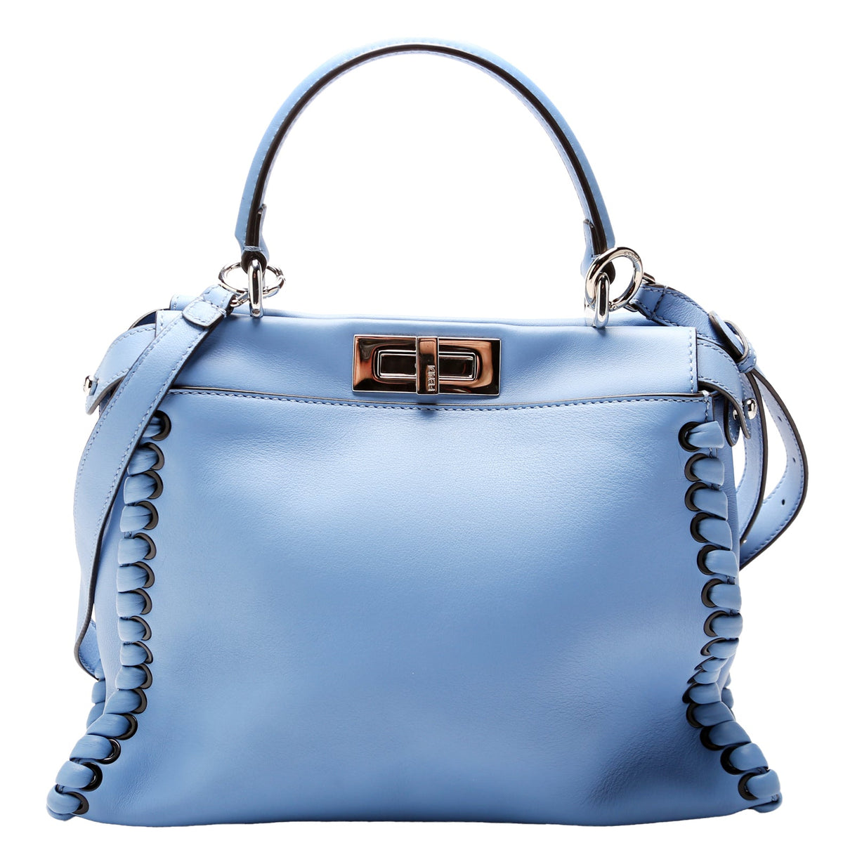 Peekaboo Leather Medium 8BN290 Blue
