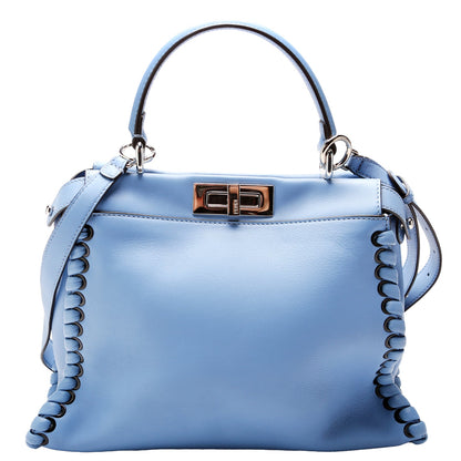Peekaboo Leather Medium 8BN290 Blue