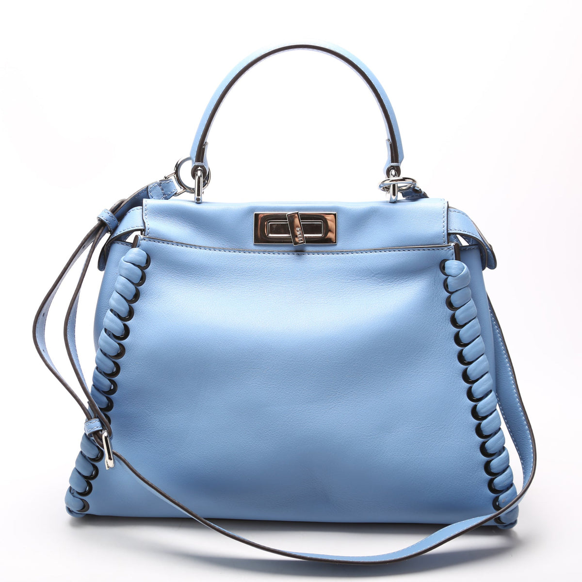 Peekaboo Leather Medium 8BN290 Blue