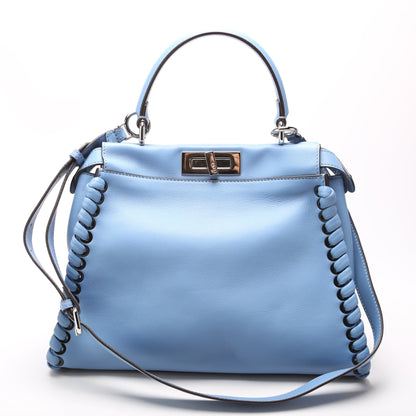 Peekaboo Leather Medium 8BN290 Blue