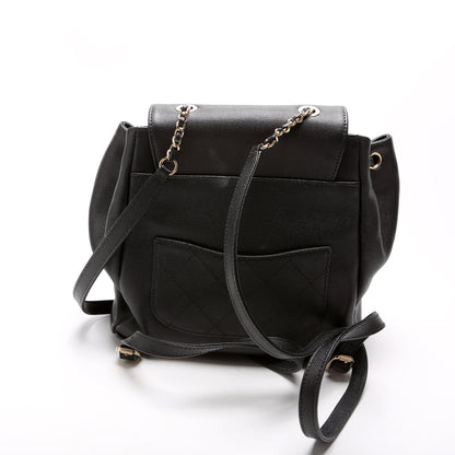 Chanel Business Affinity Backpack Caviar 24M Black