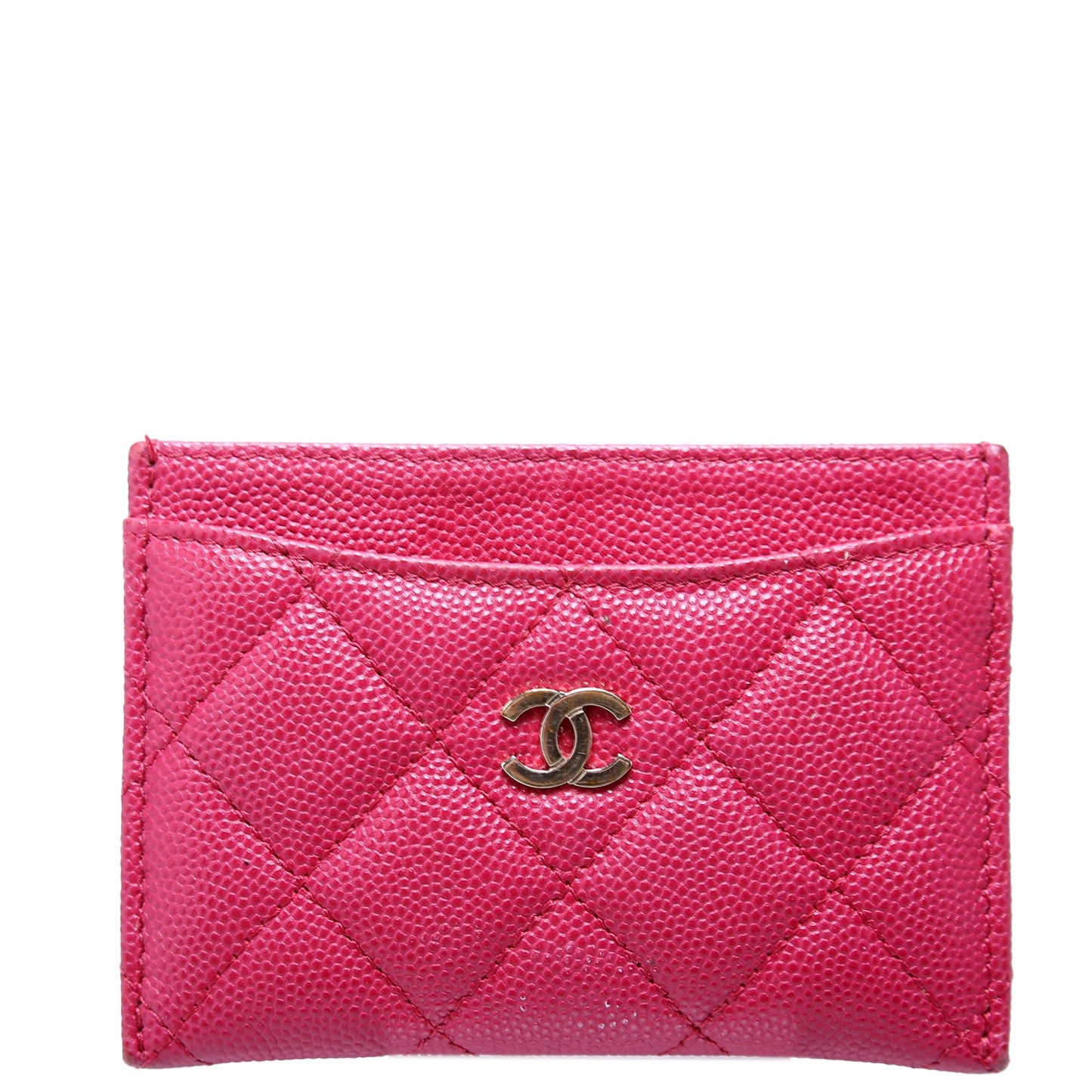 Classic Card Holder Caviar 31M Berry