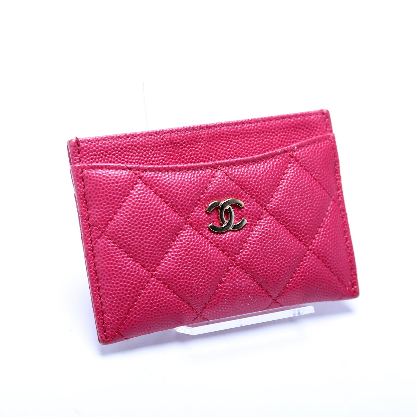 Classic Card Holder Caviar 31M Berry