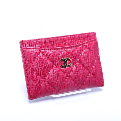 Classic Card Holder Caviar 31M Berry