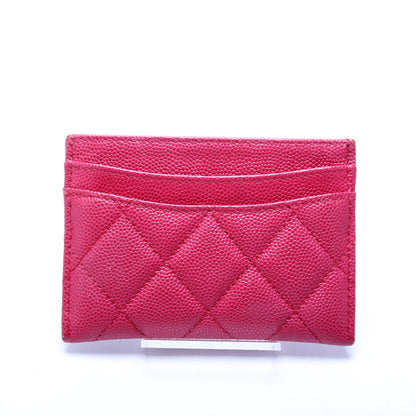 Classic Card Holder Caviar 31M Berry