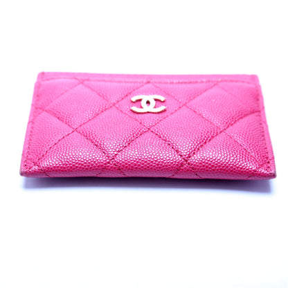 Classic Card Holder Caviar 31M Berry