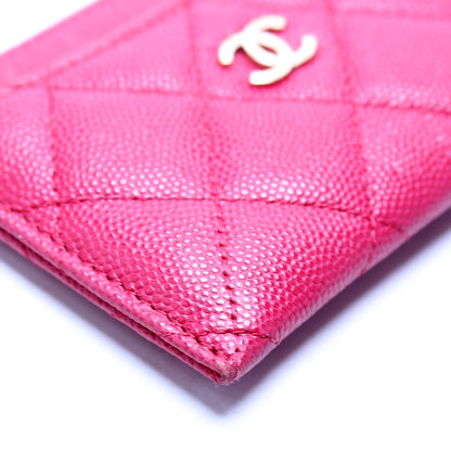Classic Card Holder Caviar 31M Berry