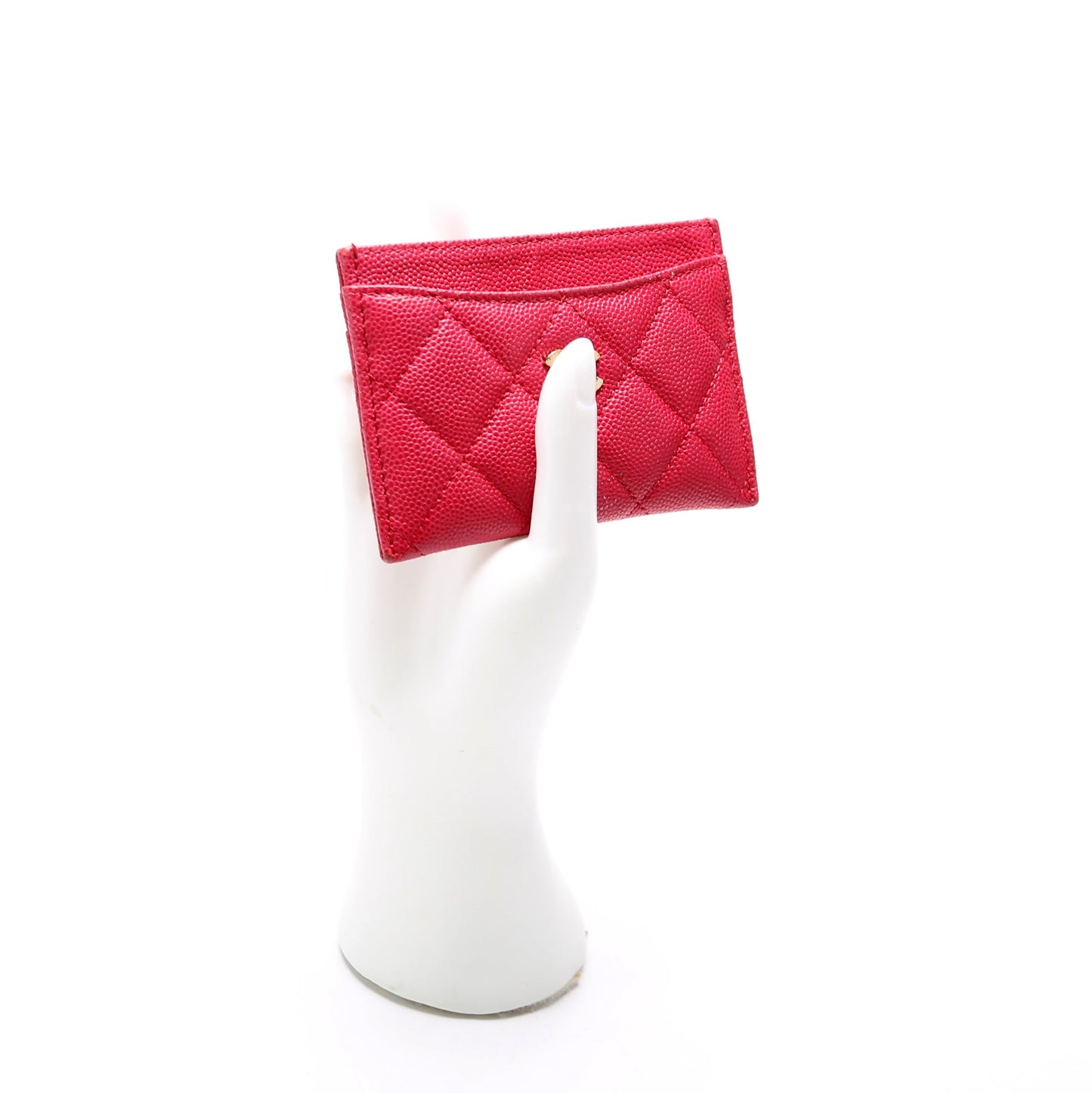 Classic Card Holder Caviar 31M Berry