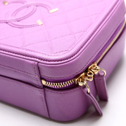 Filigree Vanity Case Medium 28M Purple